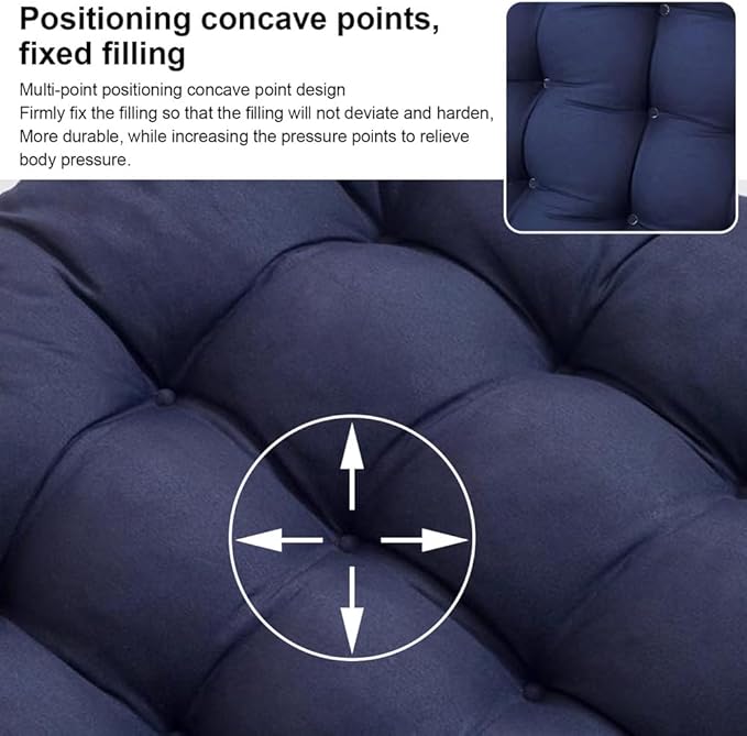 ERWUDEling Zero Gravity Lounge Chair Cushion 67 Inch - Image 4