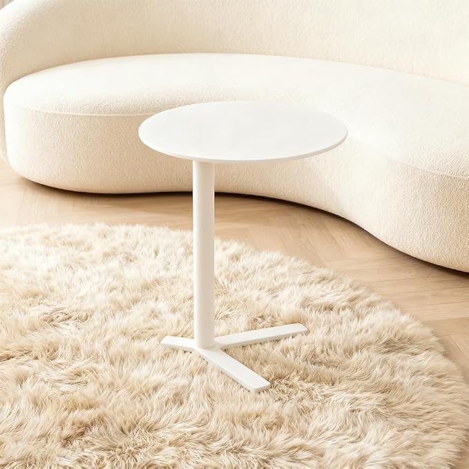 C Shaped Side Table End Coffee Tables, Unique Aesthetics Minimalist Accent - Image 4