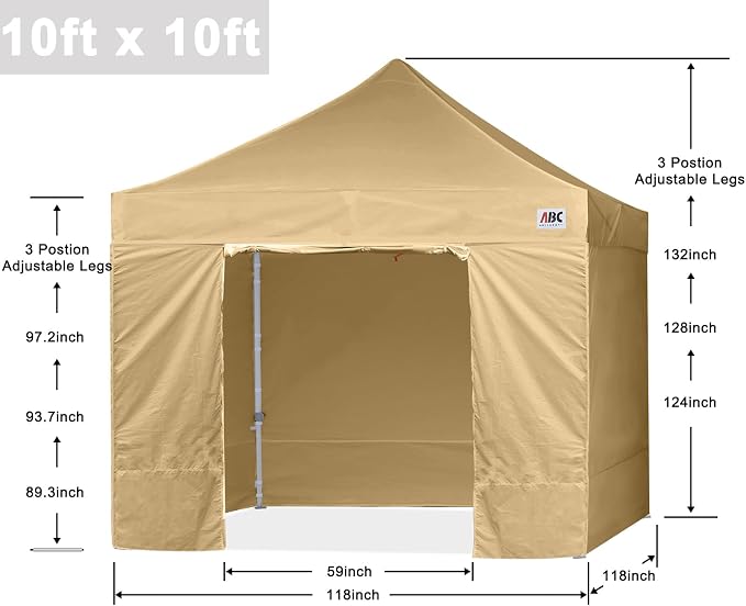 ABCCANOPY Easy Pop Up Canopy Tent - Image 3