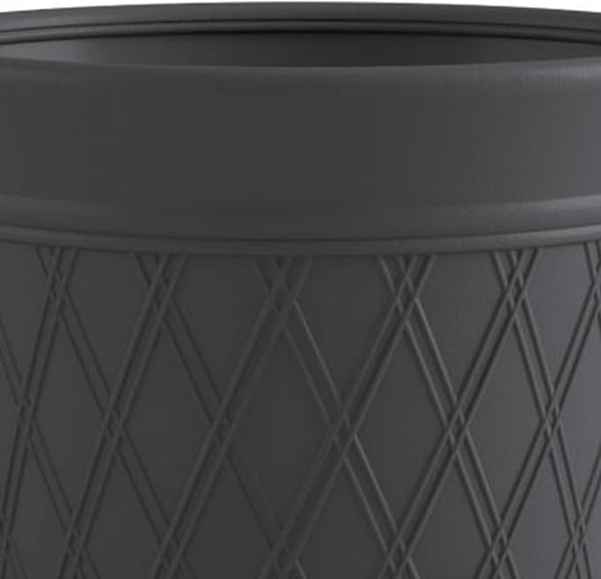 Suncast 8 Pack 14" x 12" Round Resin Decorative Weatherproof Outdoor Hideaway - Image 3