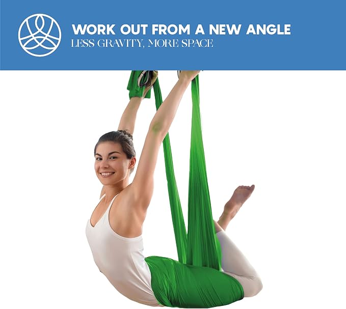 Aerial Silk Yoga Hammock & Swing - Image 6