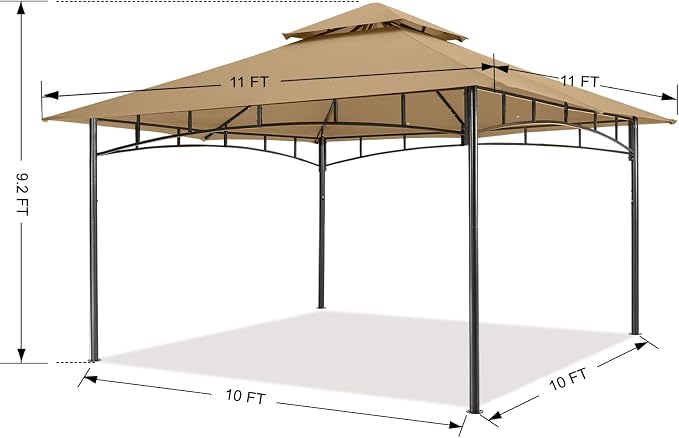 MASTERCANOPY Outdoor Garden Gazebo - Image 3