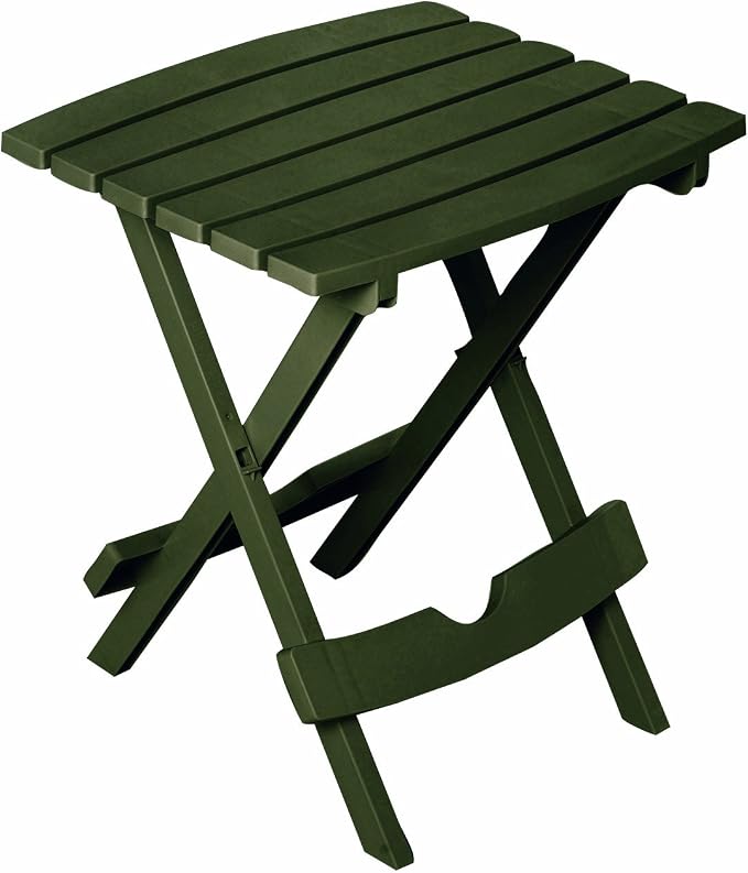 Adams Manufacturing 8500-60-3700 Plastic Quik-Fold® Side Table, Earth Brown by Adams