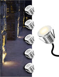 MALORY Recessed LED Deck Light 6Pack, 3W 4000K12V Low Voltage Landscape Lighting by MALORY