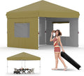 Garvee 10x10 Pop Up Canopy Tent, Heavy Duty Commercial Instant Shelter by Garvee