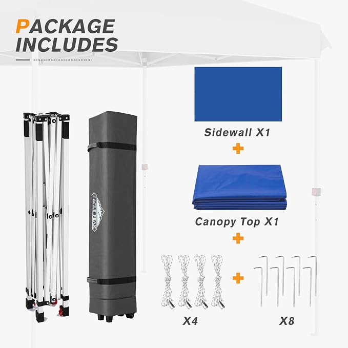 EAGLE PEAK Commercial Canopy 8x8 Pop Up Canopy Tent - Image 9