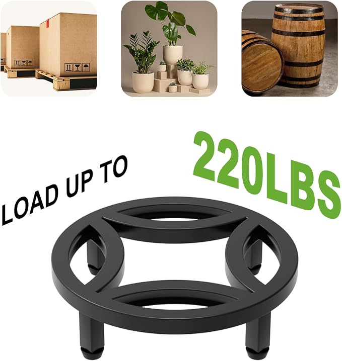 Zhongma 2 Pack 8.7" Fully Assembled Sturdy Potted Plant Stand Flower Pot Holder - Image 8