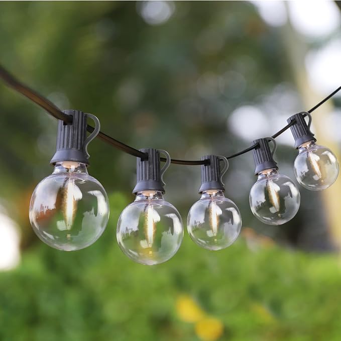 Mlambert 150Ft Outdoor String Lights, G40 Globe Patio Lights - Image 4