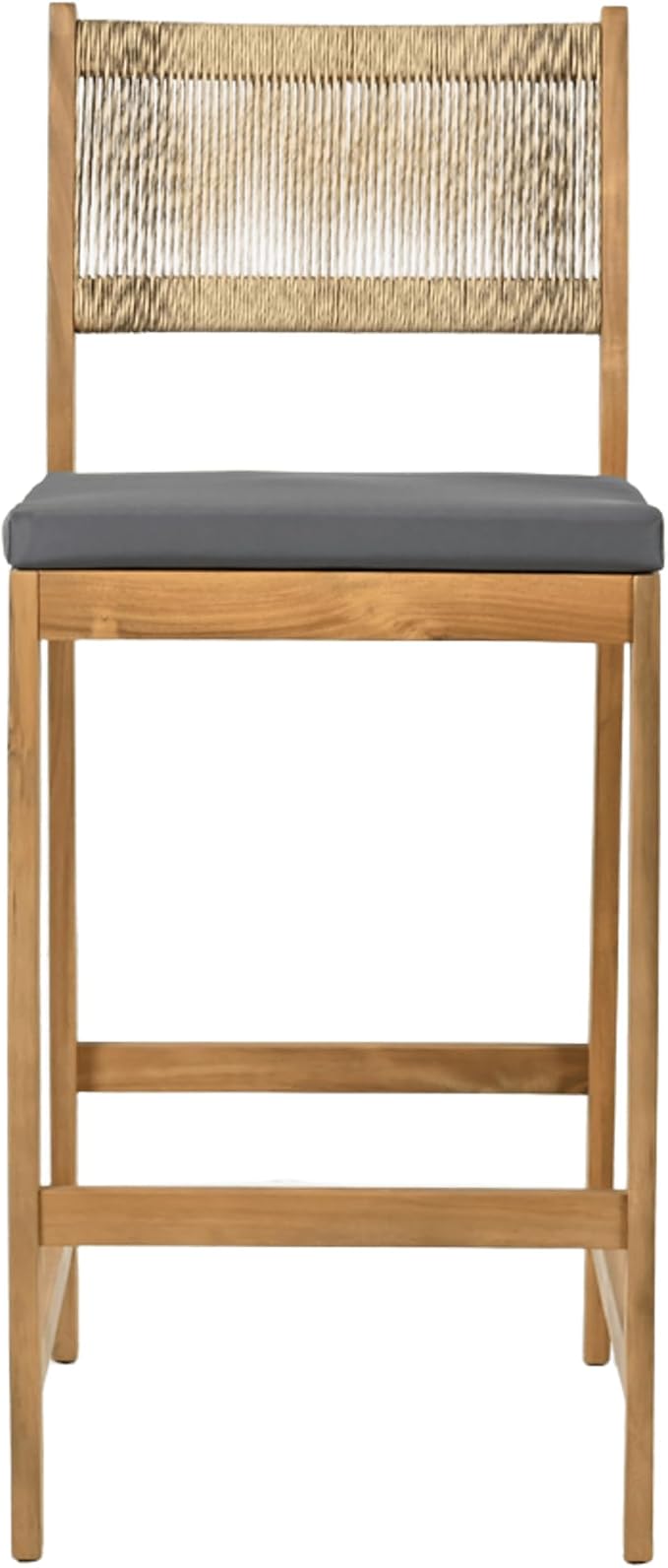 Christopher Knight Home Barron 5-Piece Acacia Wood Patio Bar Set, Patio Bar - Image 8