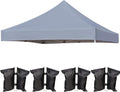 LIUJIAYI Pop Up Canopy Replacement Top, 8x8 Heavy Duty 500D UV Protection by Unknown