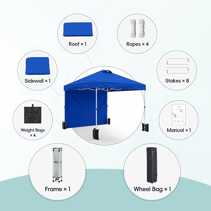 SPECILITE Canopy 10x10 Pop Up, Easy Up Outdoor Tent - Image 4