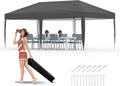 Garvee 10x10 Pop Up Canopy Tent, Heavy Duty Commercial Instant Shelter by Garvee