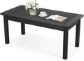 Stoog Outdoor Coffee Table, All-Weather Poly Lumber Patio Side Table, Rectangle by Stoog
