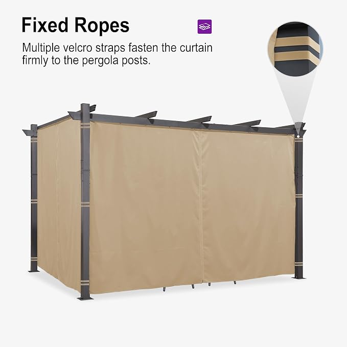 PURPLE LEAF 10' X 13' Outdoor Pergola - Image 2
