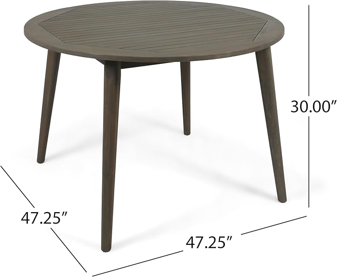 Christopher Knight Home Casa Outdoor Acacia Wood 5 Piece Dining Set - Image 6