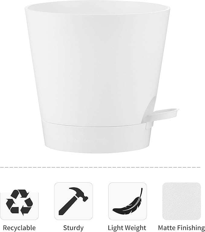 FaithLand 2-Pack 9 Inch Planter Pots - Image 4