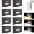 8 Pack Motion Sensor Stair Lights Indoor Outdoor, Dimmable Motion Activated by JANDOVLIGHTING-Creativelightsforyourhomefunkyatmosphereforyourlife