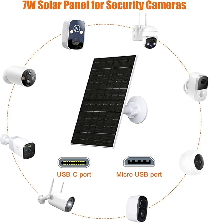 7W Solar Panel for Arlo Essential 2K, Essential XL & Spotlight Cameras - Image 6