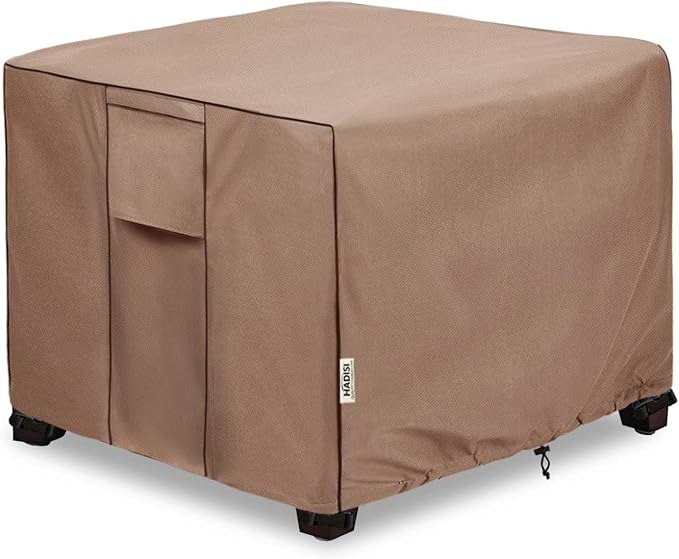 Outdoor Ottoman Cover Waterproof Square Patio Small Side Table Covers, Outdoor by Hadisi