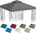 Gazebo Canopy Replacement 10x10ft Outdoor Shelter by ERFEI