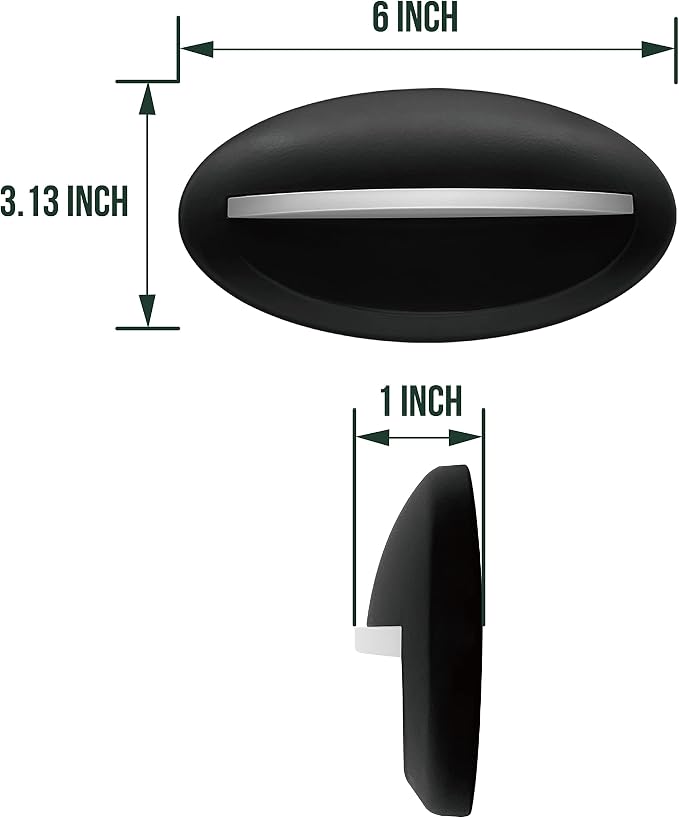 GKOLED 2-Pack Low Voltage LED Oval Stair Lights, Outdoor Riser Step Lights - Image 4
