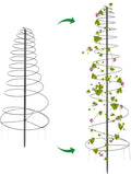 Trellis for Climbing Plants Outdoor, Plants Trellis 73 inch Support Metal by Daneried