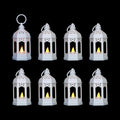 LLQ 8Pcs Mini Moroccan Lantern Decor by LLQ-LuckLifeQuality