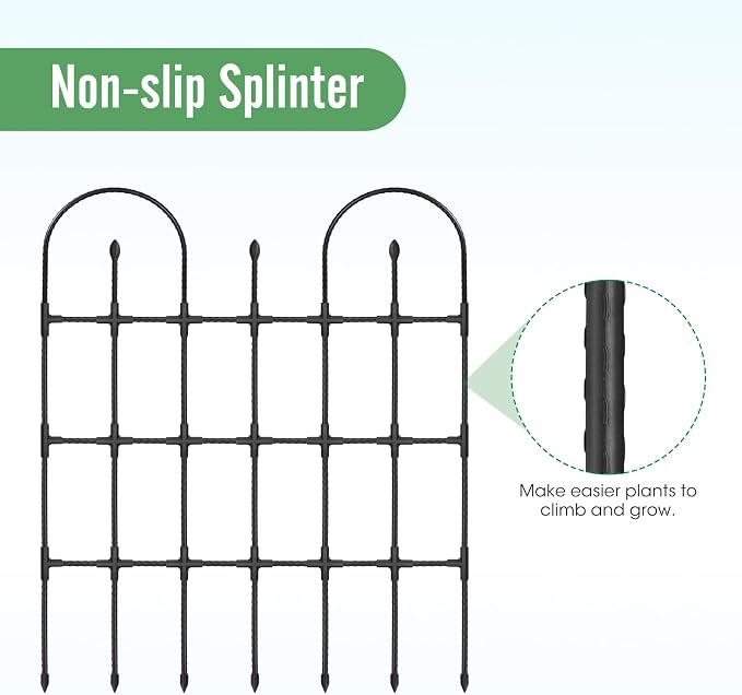 2 Pack Trellis for Climbing Plants Outdoor, 47.2" H Garden Trellis, Rustproof - Image 4