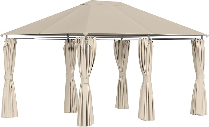 Outsunny 10' x 13' Outdoor Patio Gazebo Canopy Shelter by Outsunny