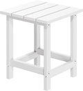 MUCHENGHY Adirondack Outdoor Side Table, 14.7" Patio Side Table Weather by MUCHENGHY