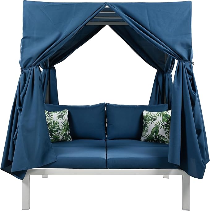 Outdoor Patio Sunbed Lounger - Image 8