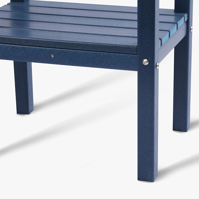 WestinTrends Malibu 36" Outdoor Adirondack HDPE 2-Tier Patio Side Table - Image 8
