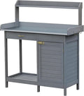 Outsunny Outdoor Potting Bench Table, Garden Work Station by Outsunny