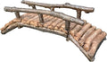 Mini Fairy Garden Bridge, Log Design, 4 Inches Long by MokobohoHomeandPetProducts