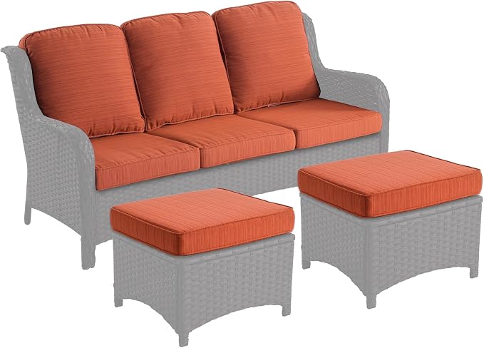 ovios Patio Cushion Covers, Waterproof Cushion Cover - Image 2
