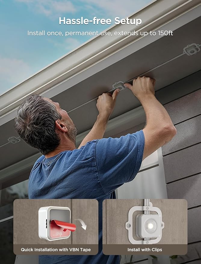 Govee Permanent Outdoor Lights 2, 50ft RGBIC Outdoor Lights - Image 6