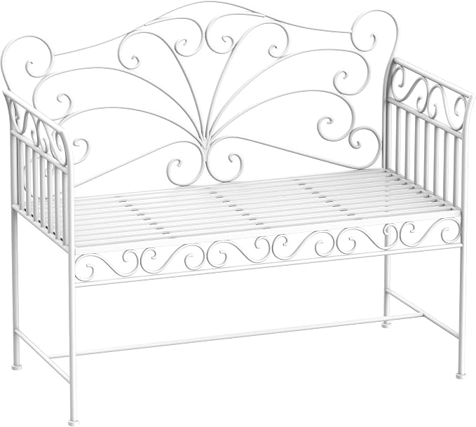 Outsunny 43" Garden Bench, Outdoor Patio Bench by Outsunny