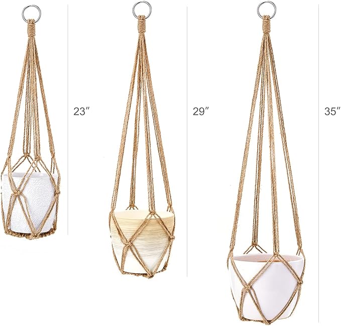 Dahey Macrame Plant Hanger Set of 3 - Image 6