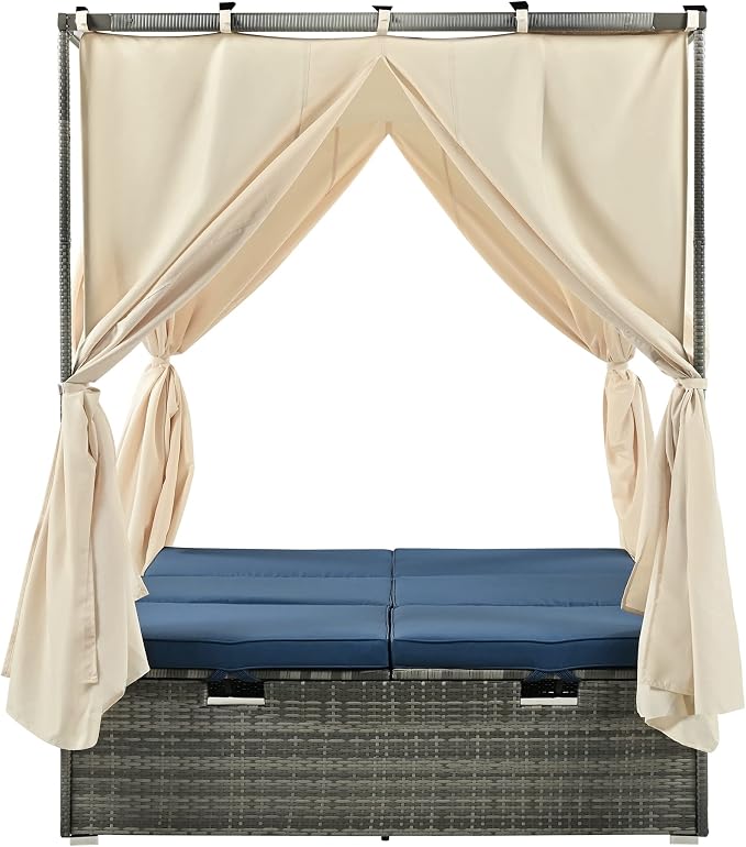 WILLIAMSPACE 59" Outdoor Sunbed Patio Daybed - Image 7