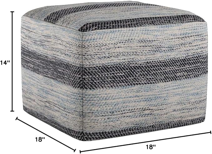 SIMPLIHOME Clay Square Pouf - Image 10