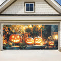 ANNA QUEEN Halloween Pumpkin Garage Door Banner 6 x 13FT, Glowing by ANNAQUEEN