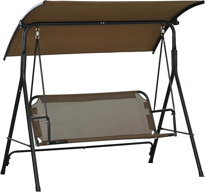 Outsunny 3-Person Porch Swing by Outsunny