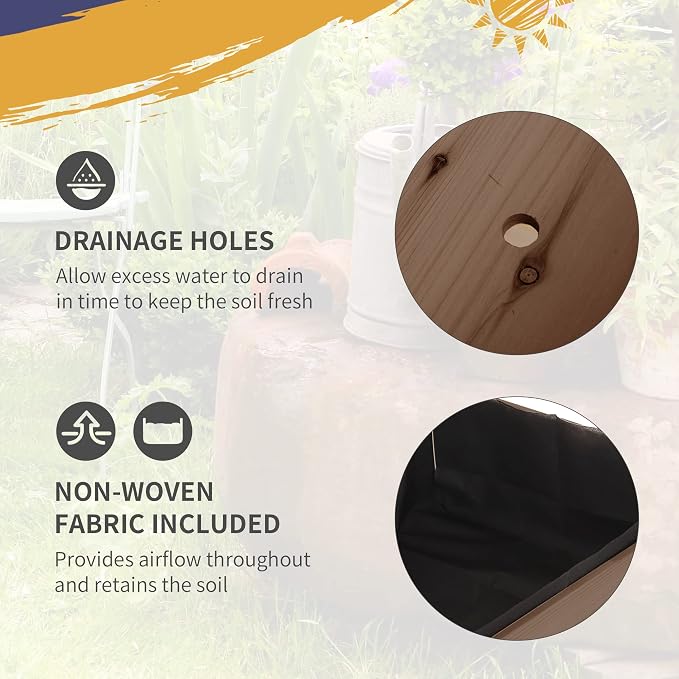 Outsunny Raised Garden Bed - Image 5