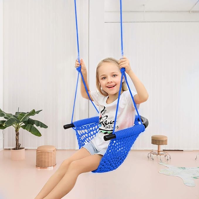 Swing Seat for Kids Heavy Duty Rope Play Secure Children Swing Set, Playground - Image 7