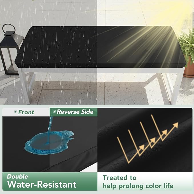 Outdoor Bench Cushion: Waterproof and Fade Resistant Patio Furniture Cushions - Image 3