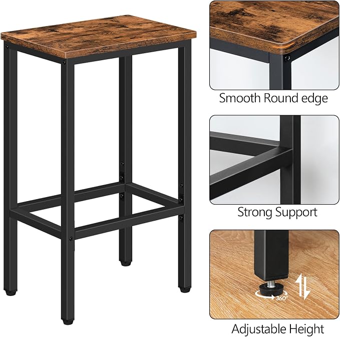 Bar Stools, Kitchen Breakfast Bar Stools - Image 6