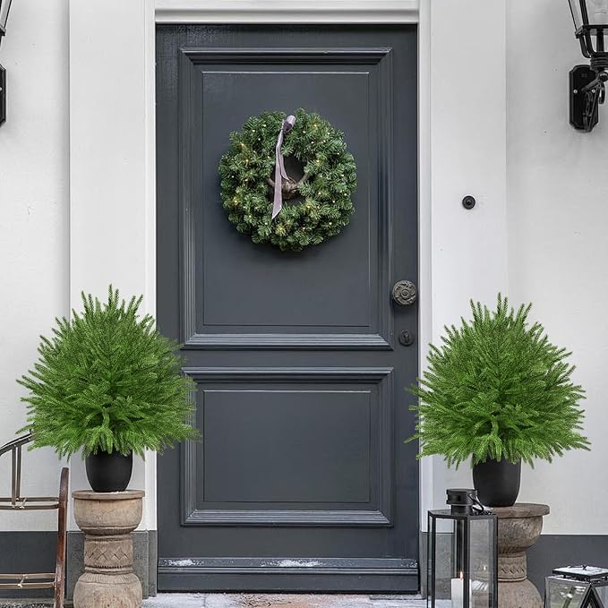 2 Set of 23.6" Artificial Norfolk Tree - Image 2