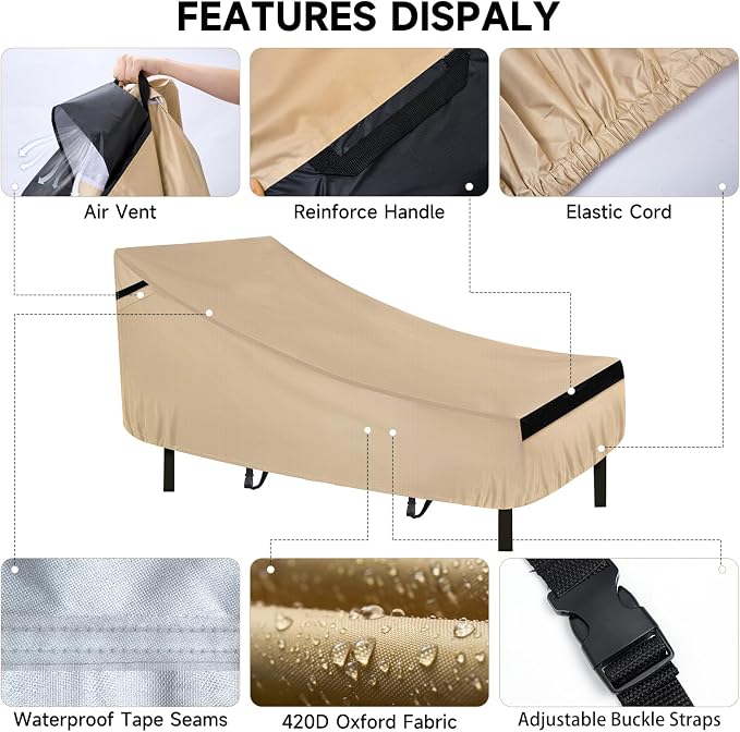 NEVERLAND Chaise Lounge Cover 2 Pack - Image 2