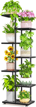 LASZOLA 6 Tier Plant Stand Indoors Outdoors by LASZOLA