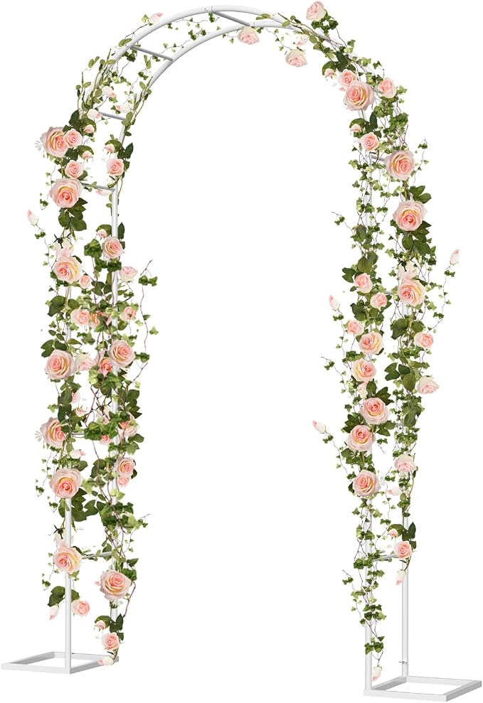 Metal Garden Arch Trellis Arbor, Wedding Arch Stand - Image 9